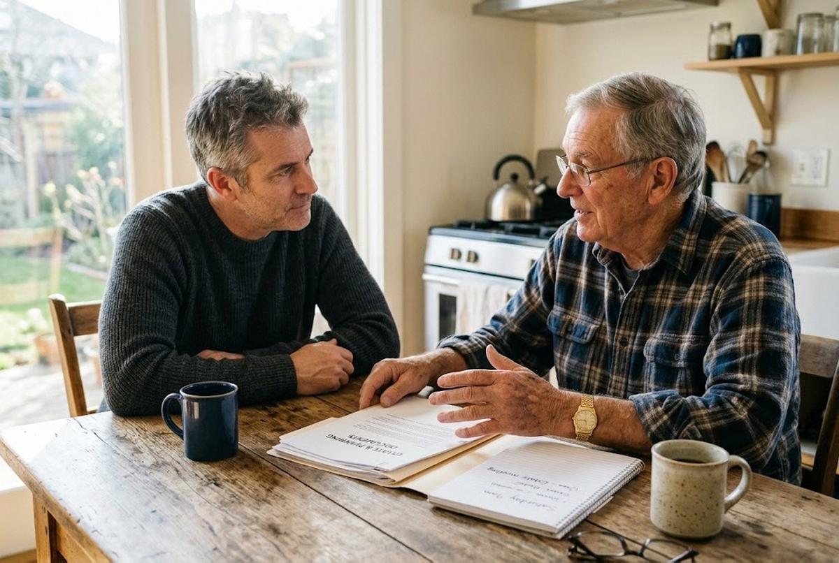 The Father's Day Conversation: How to Talk to Dad About His Will, His Accounts, and His Wishes (Without Ruining Sunday)